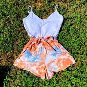 Tie-dye romper!